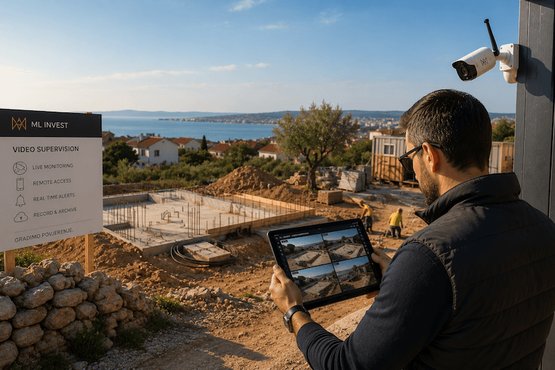 Visual construction-site supervision for remote project monitoring.